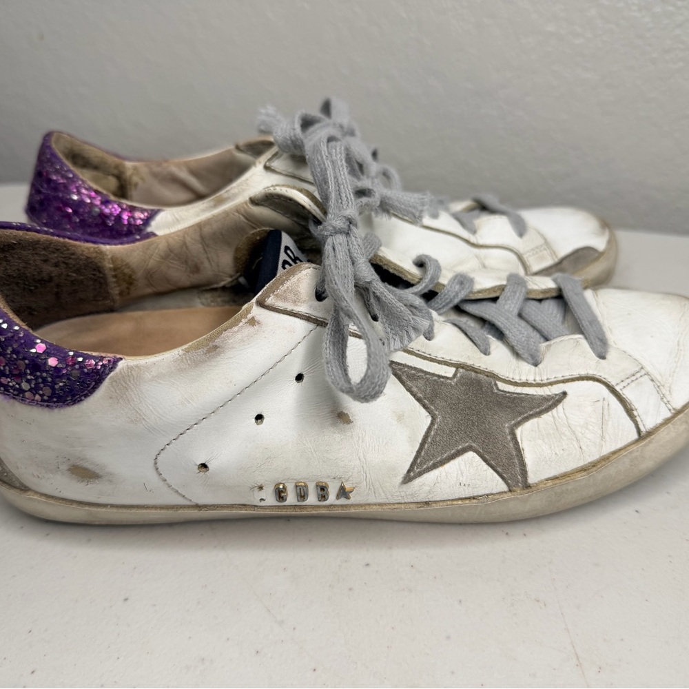 Golden Goose Superstar Glitter
Heel Sneakers Size 38
